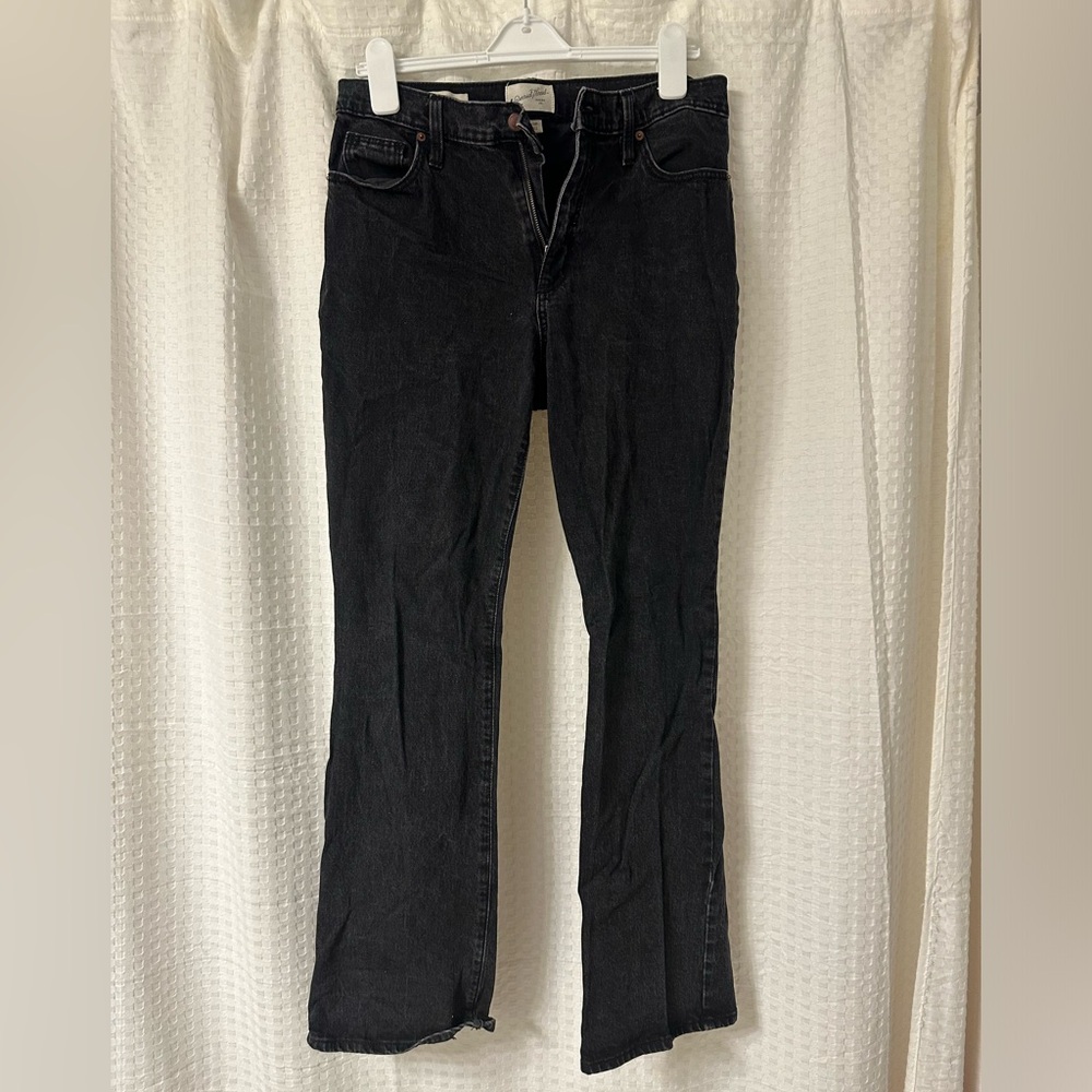 High rise bootcut jeans